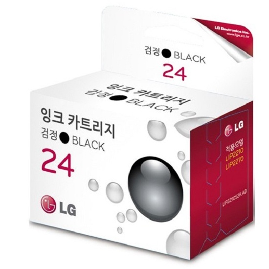 LG LIP2210S2K(NO.24) 검정/정품잉크/190매