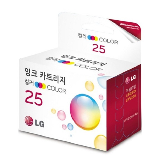LG LIP2210S2P(NO.25) 칼라/정품잉크/190매