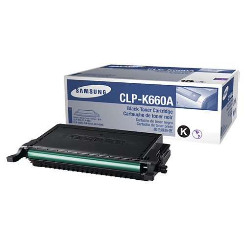 삼성 CLP-K660A 검정/정품/표준용량