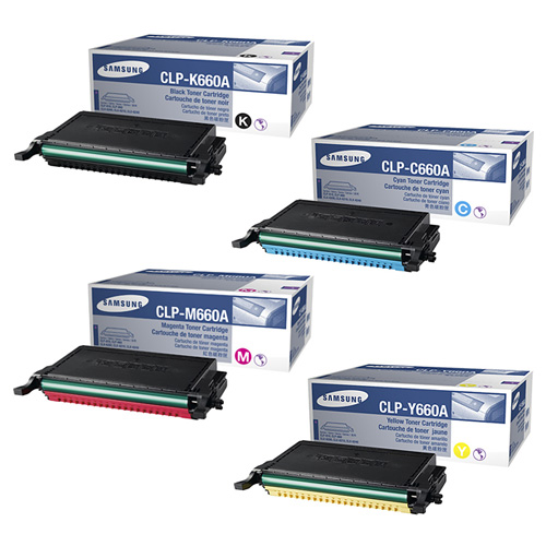 삼성 CLP-660A (K660A+C660A+M660A+Y660A) 4색1세트/정품/표준용량