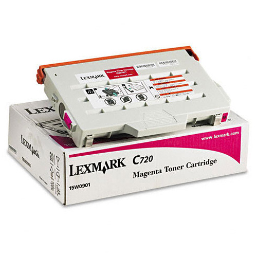 렉스마크 C720 (15W0901) 빨강/7,200매/정품